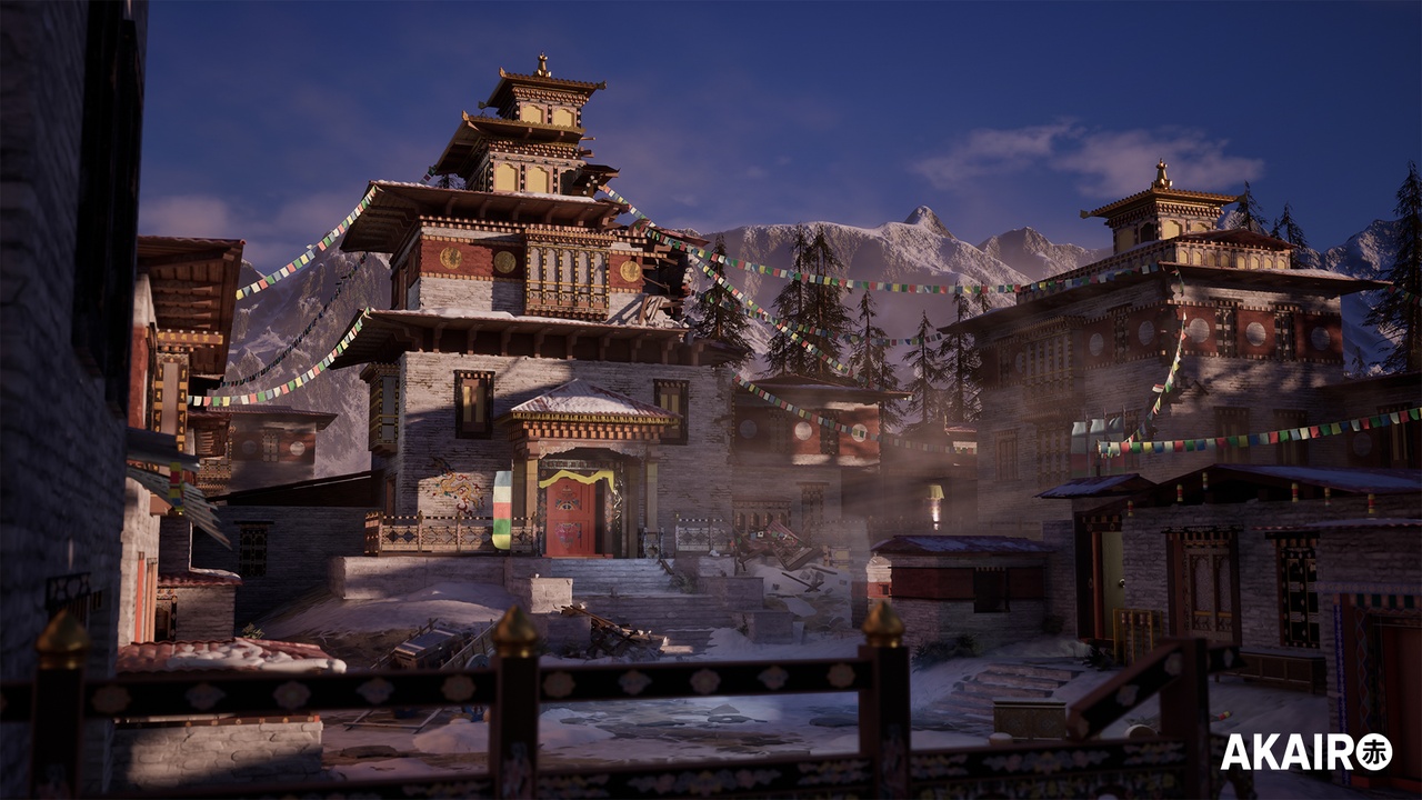 Asian Monastery Refuge