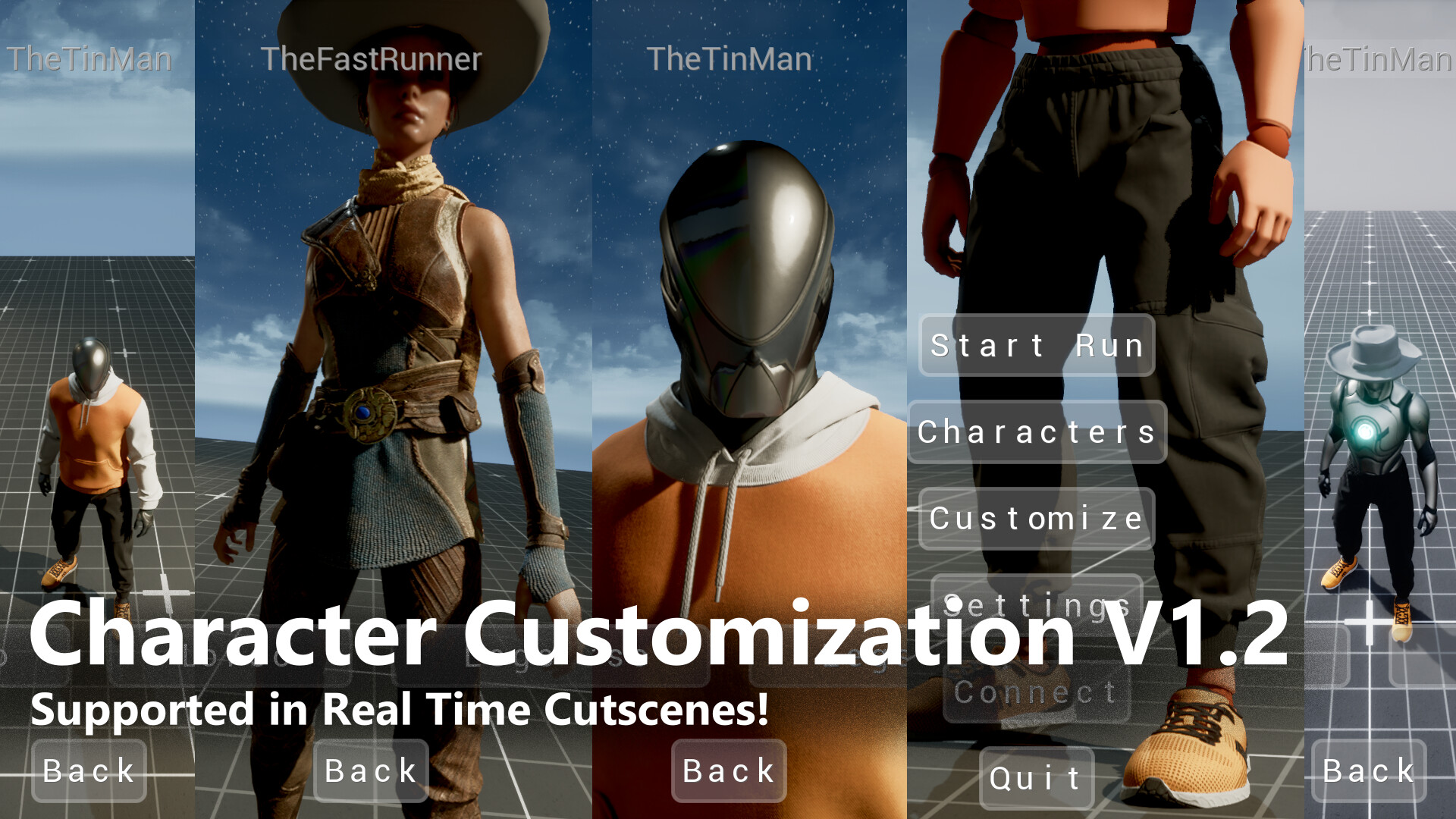 Simple Character Customisation wRAiTHcg's Character Customization System | Fab