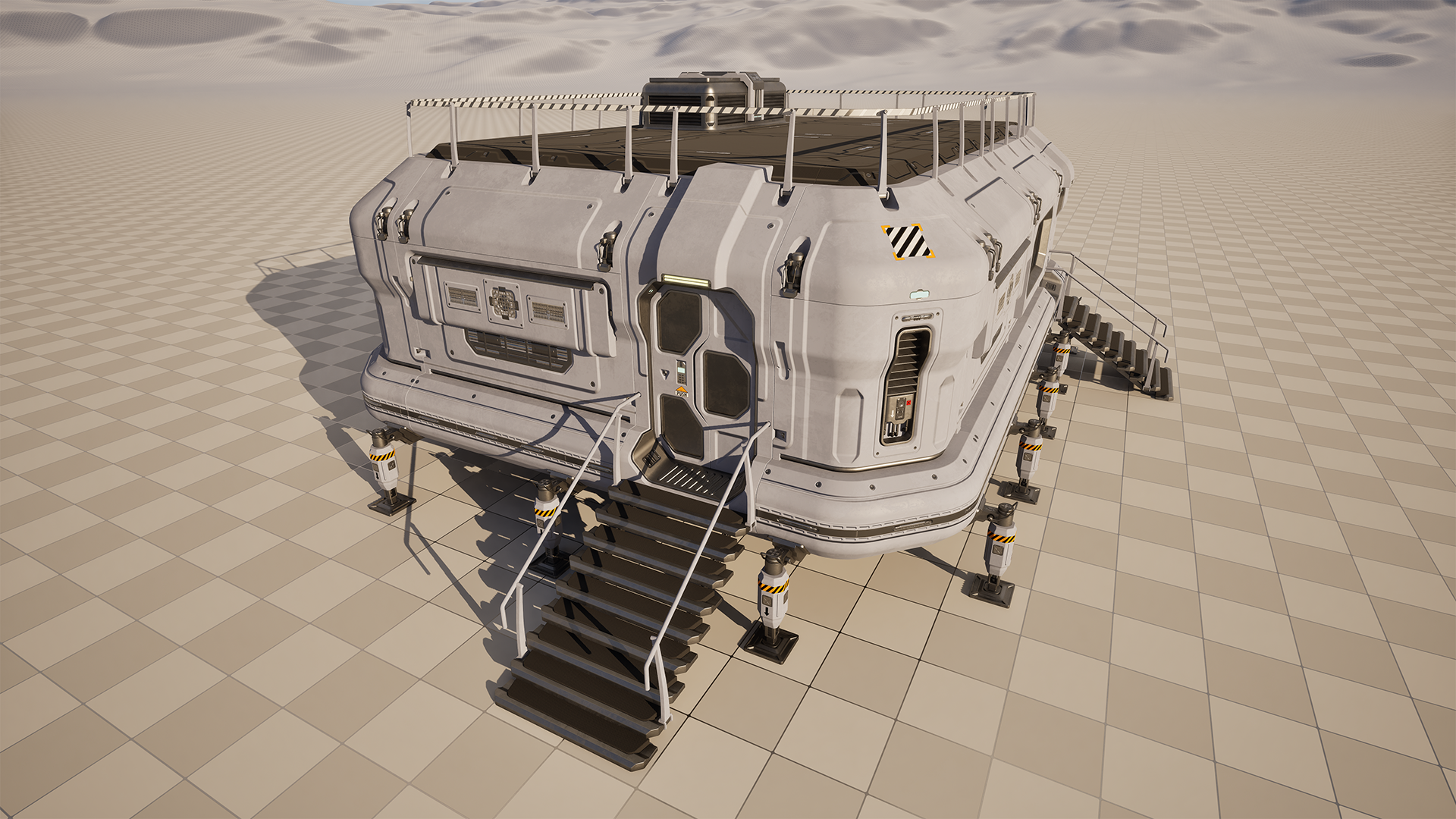 Modular Sci-fi Base | Fab