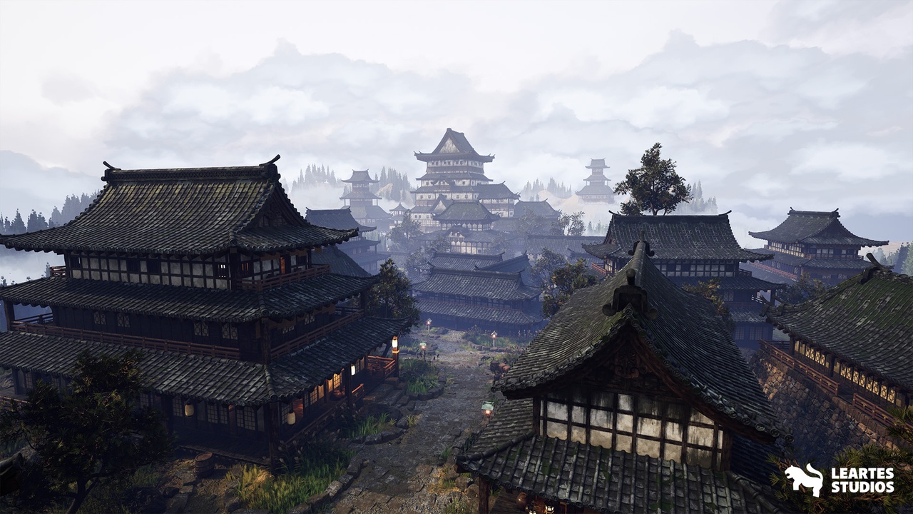 商品 Feudal Japanese Castle Environment ( Japan Japanese Feudal Castle Castle Japan ) 的媒体 1