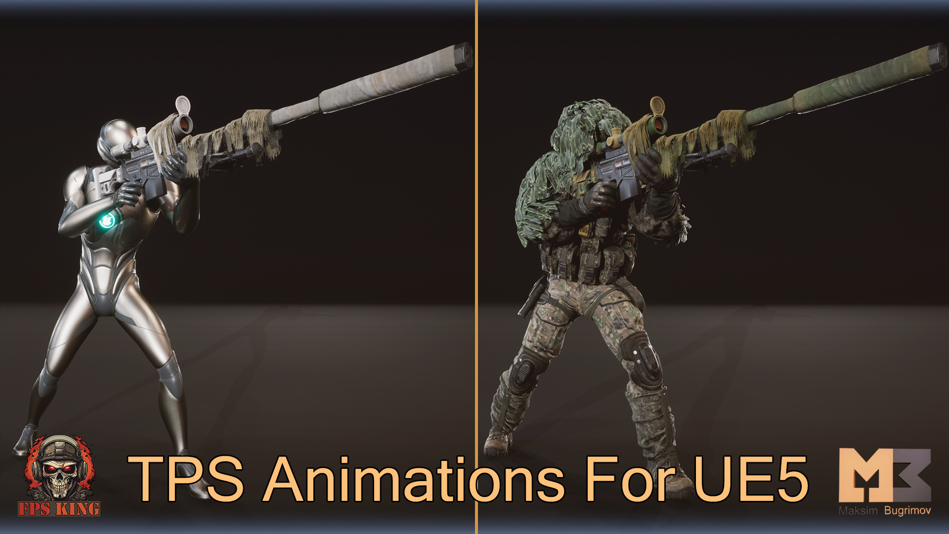 Sniper Rifle Animated Sniper TPS Animations | Fab