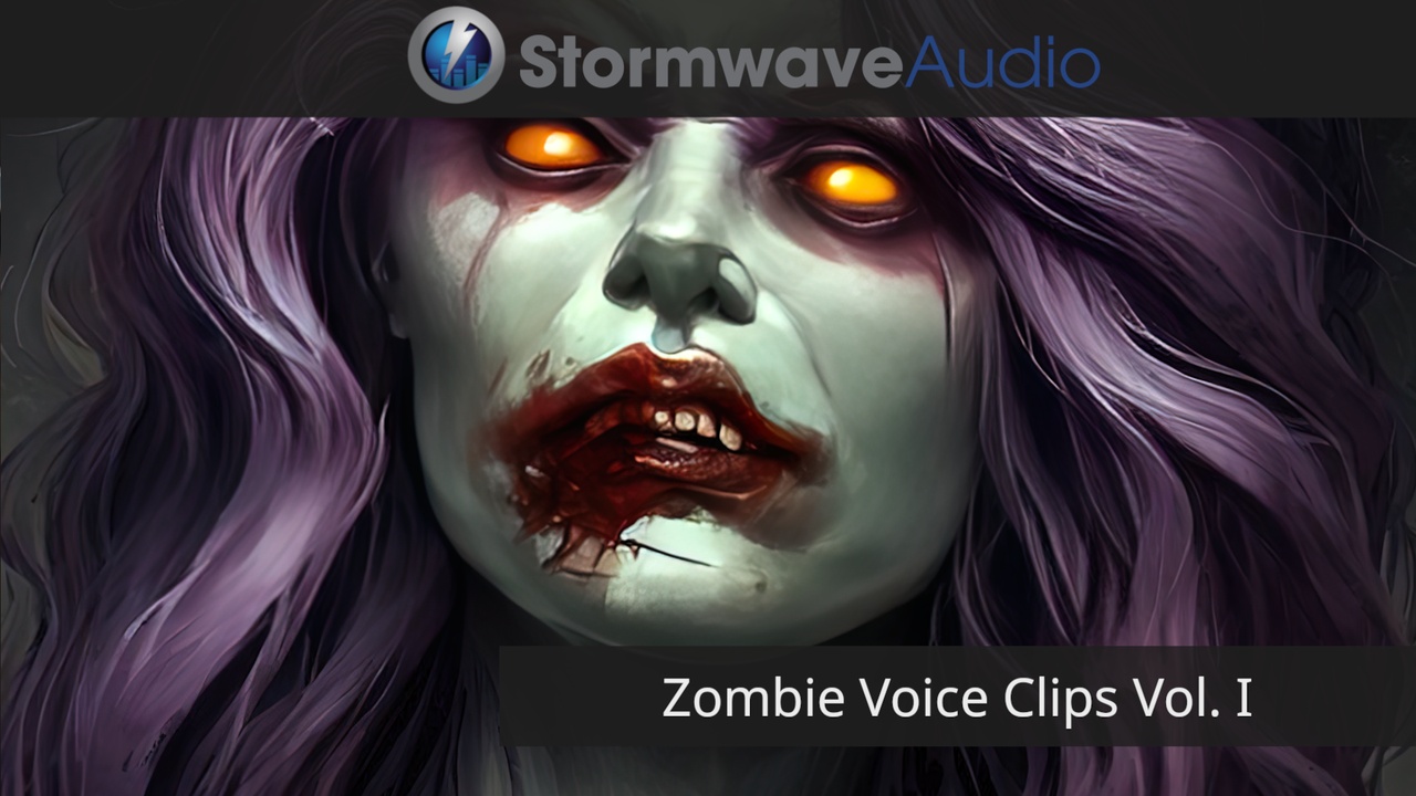 Media 1 for listing Zombie Voice Clips Vol. I