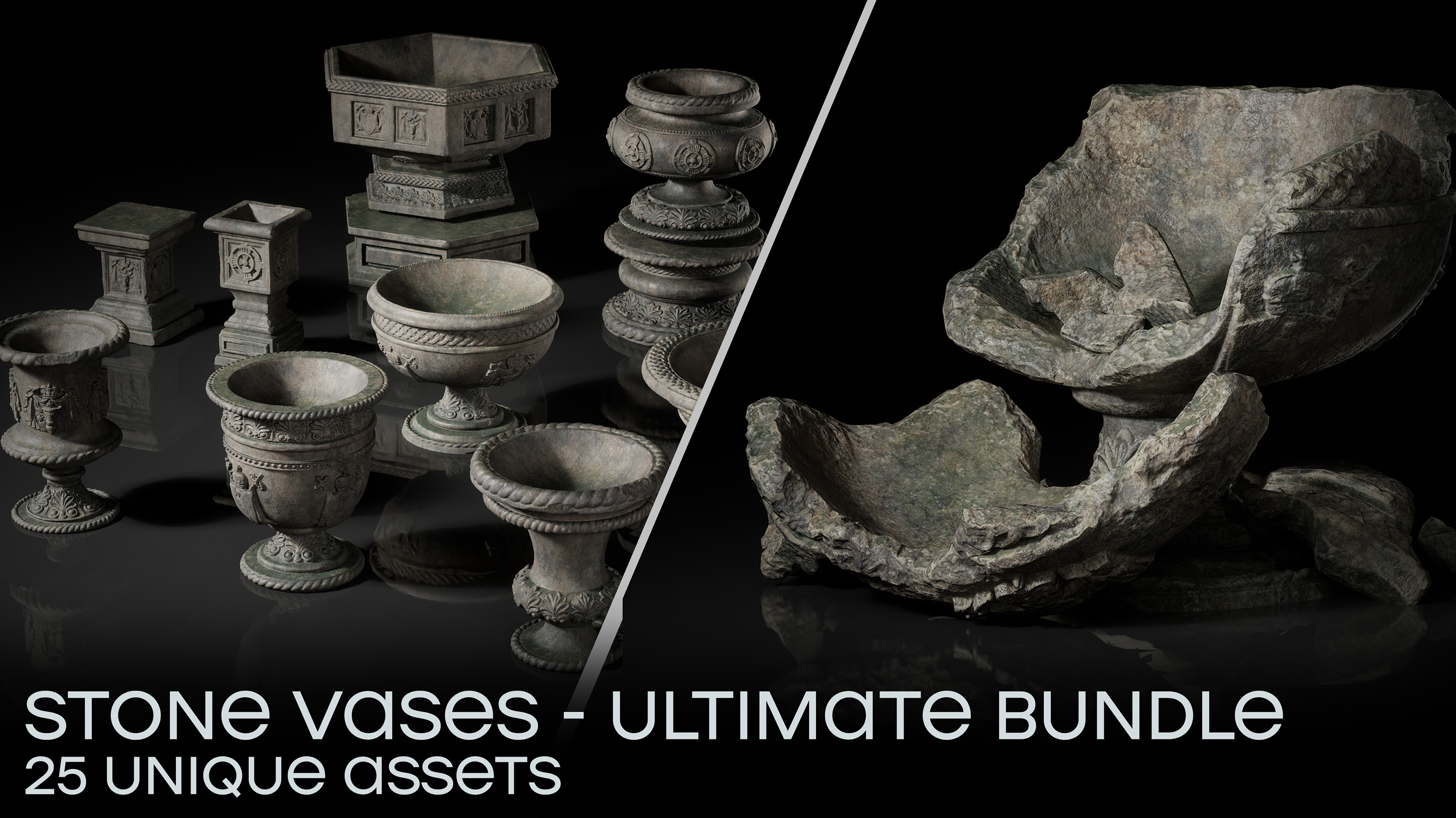 Stone Vases - Ultimate Bundle | Fab