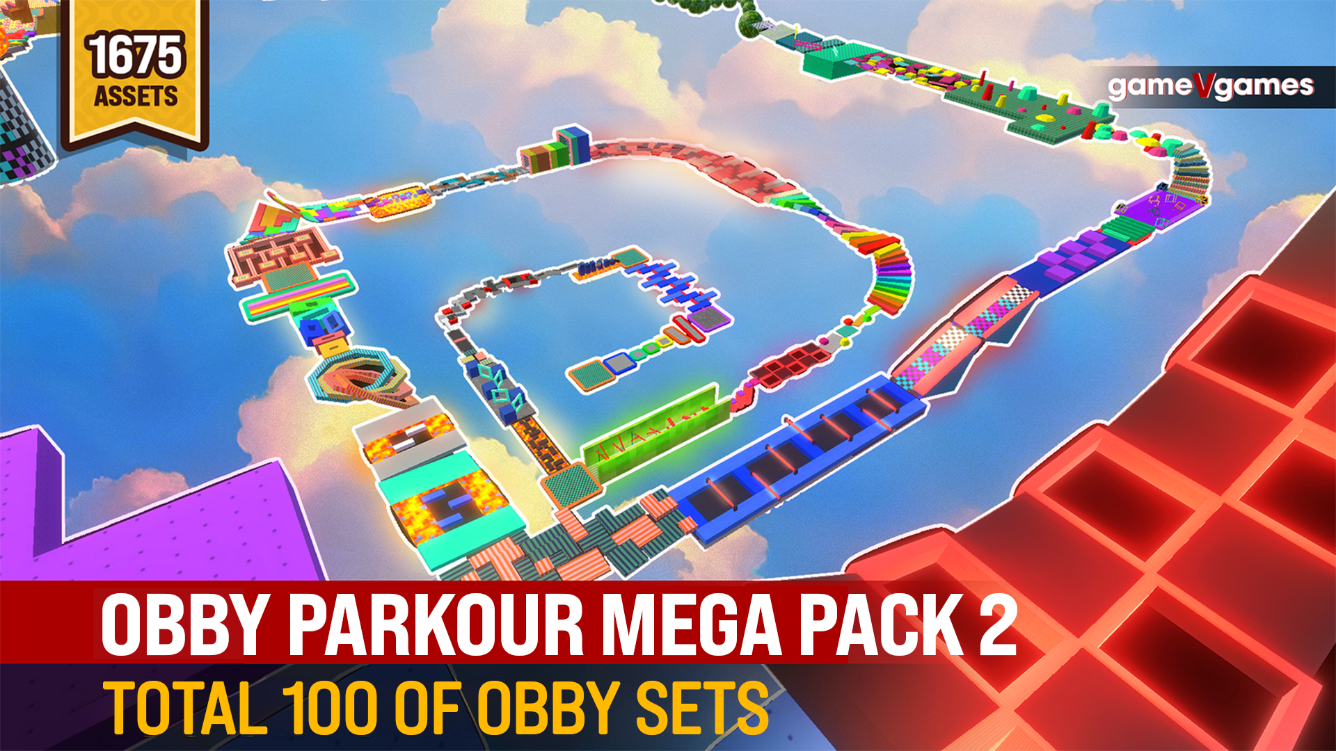 Obby Parkour Mega Pack [Part 2] | Fab