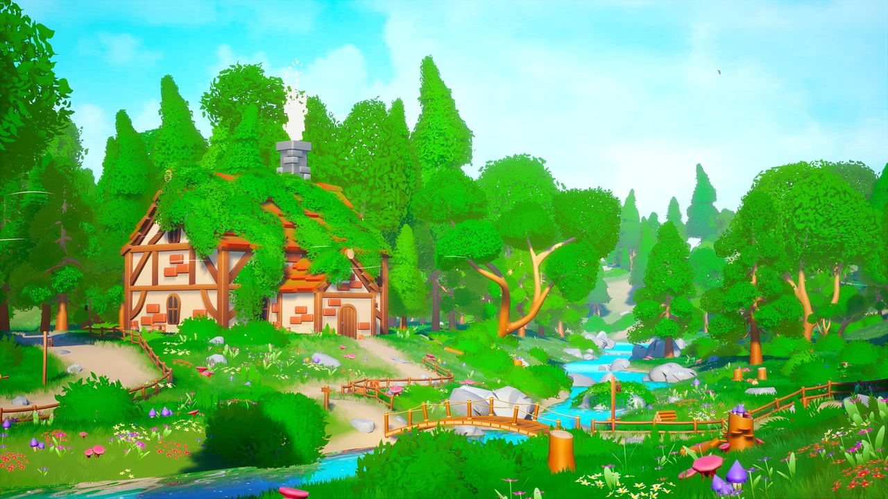 Media 1 for listing Forest House - Stylized Low Poly Environment