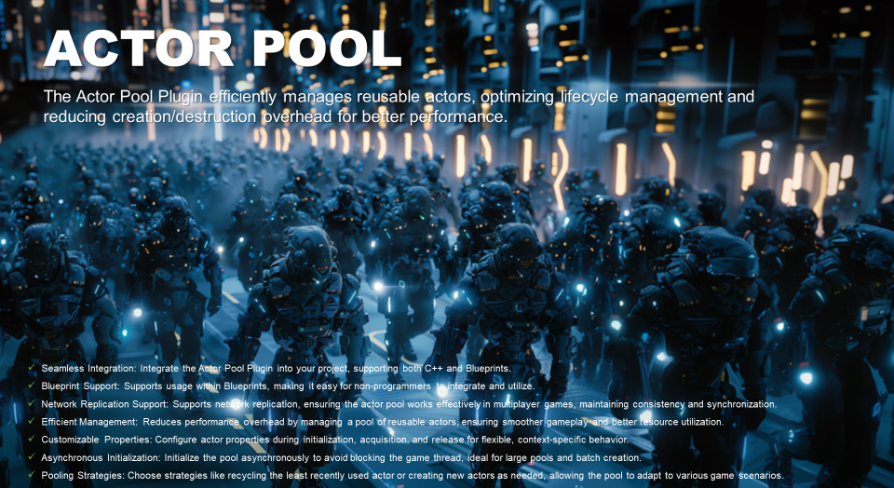 Efficient Actor Pool Plugin for Unreal Engine - Fast + Reliable Object ...