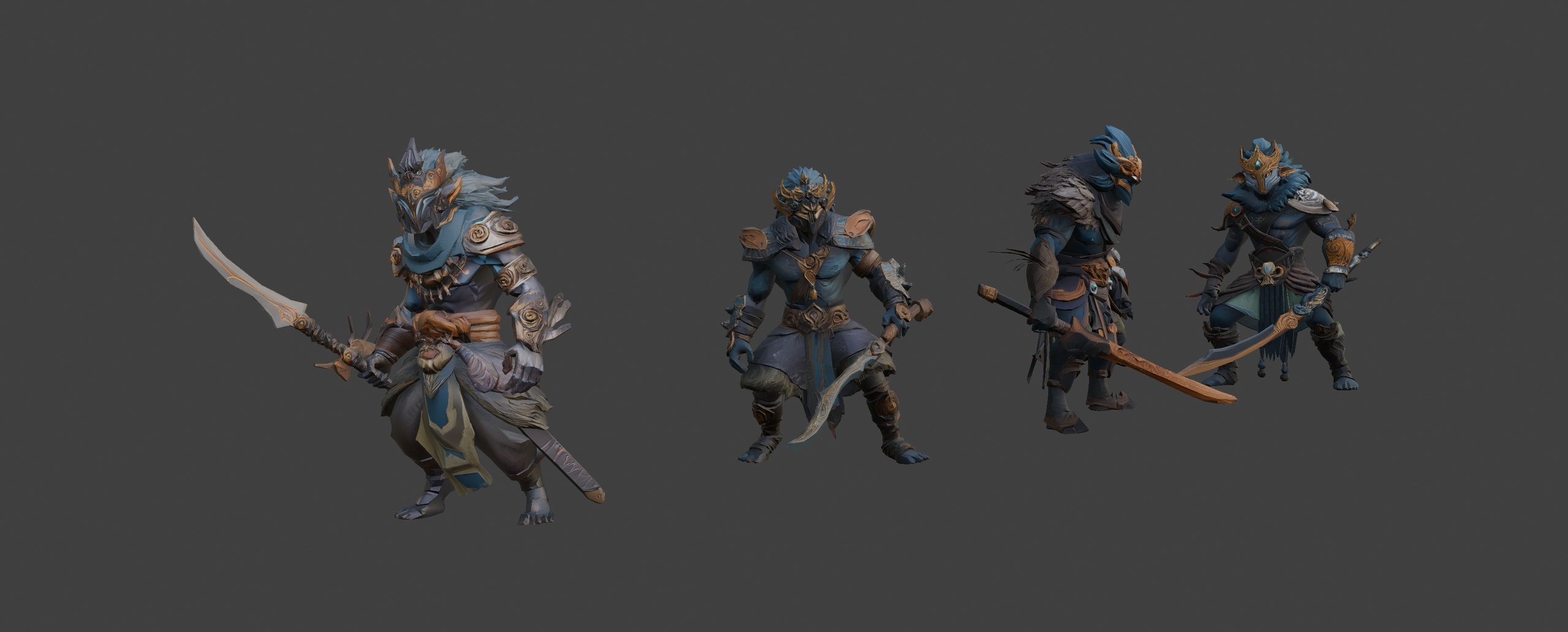 Media 1 for listing Fantasy Jungle Assassins 🗡️(LowPoly)