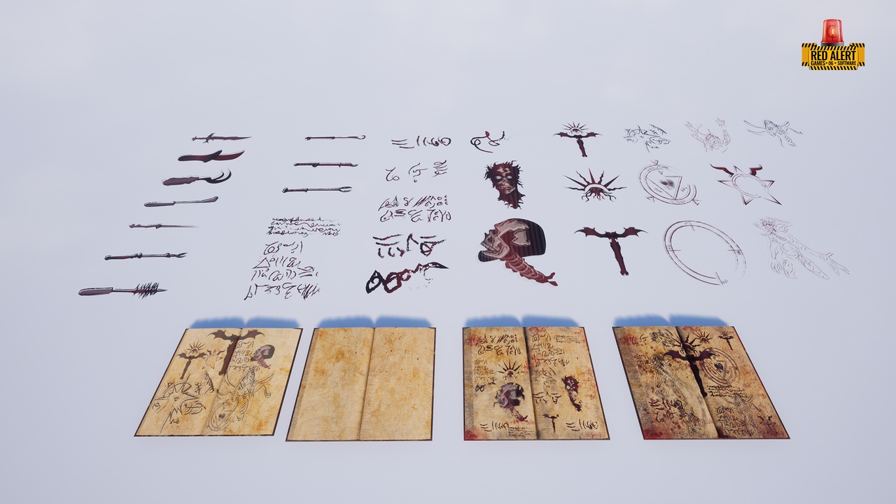 Media 1 for listing Horror Decal Pack / Book / AI SOURCES