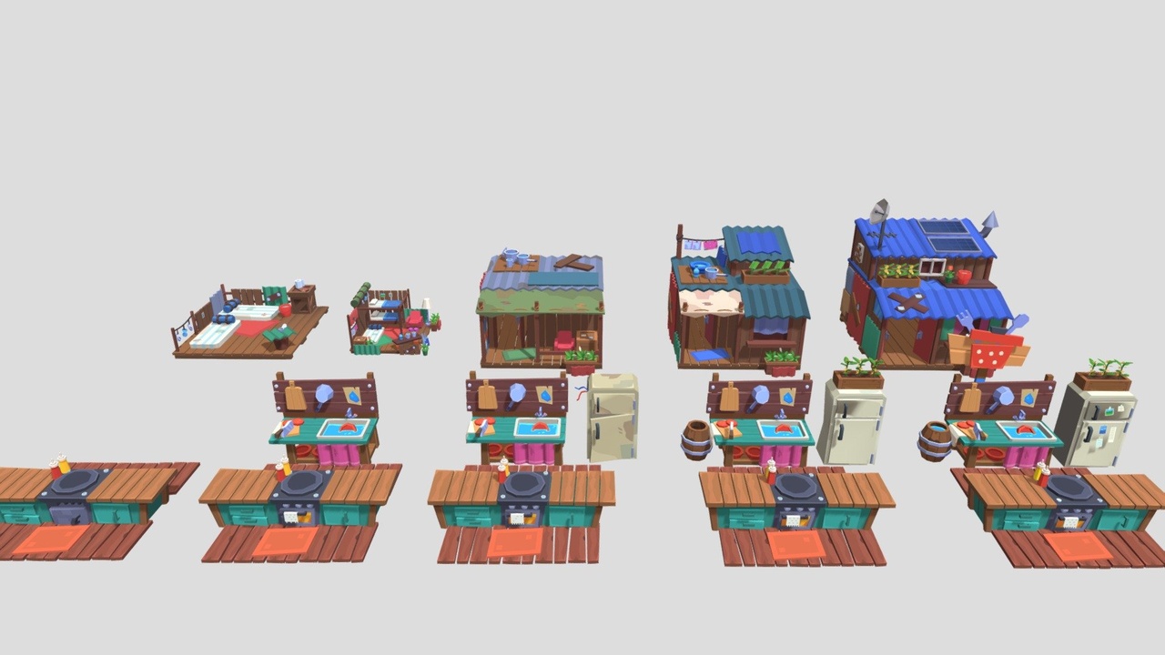 Upgradeable House Pack | Fab