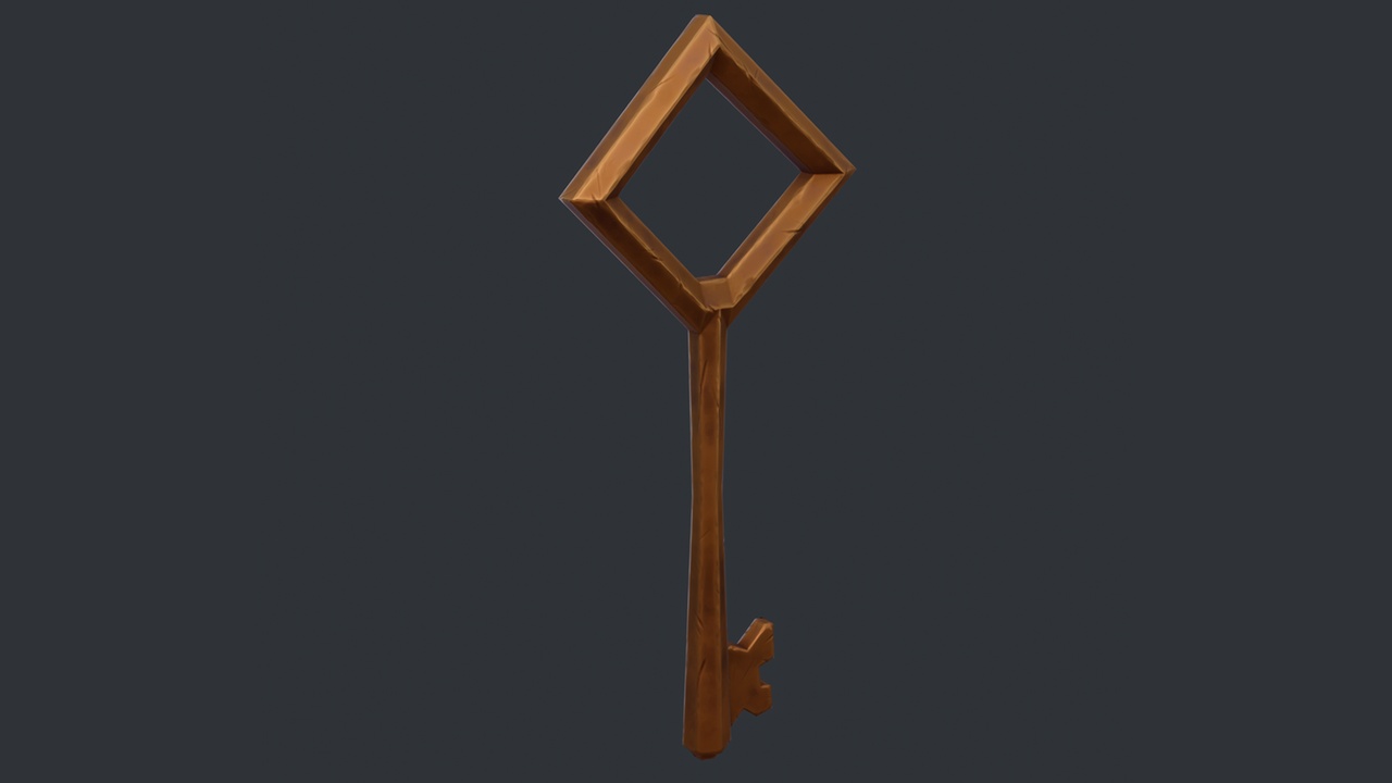 Media 1 for listing Stylized Bronze Key For Free!