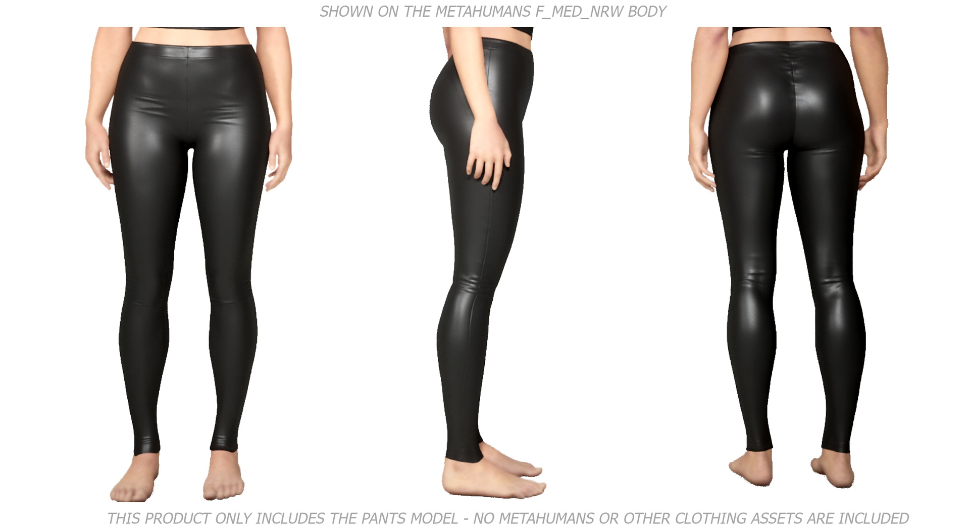 Media 1 for listing Leather Leggings - MH Clothing