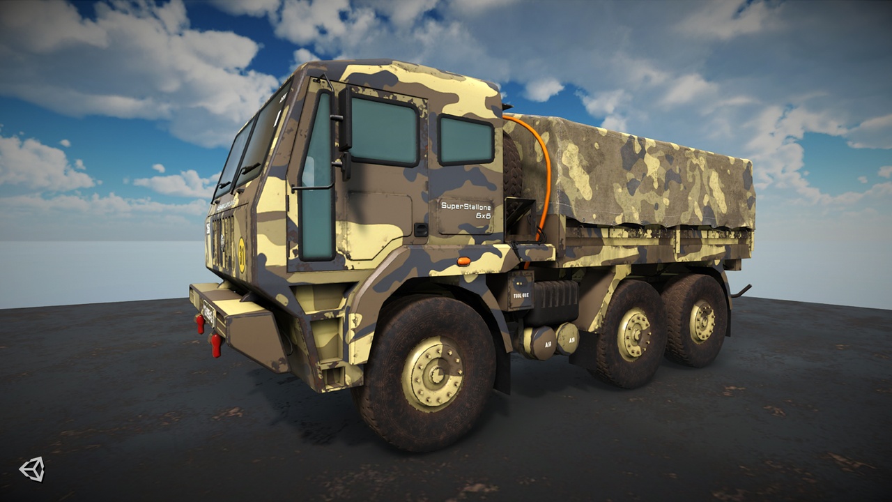 Medium 1 für Eintrag Military Truck (Full PBR)