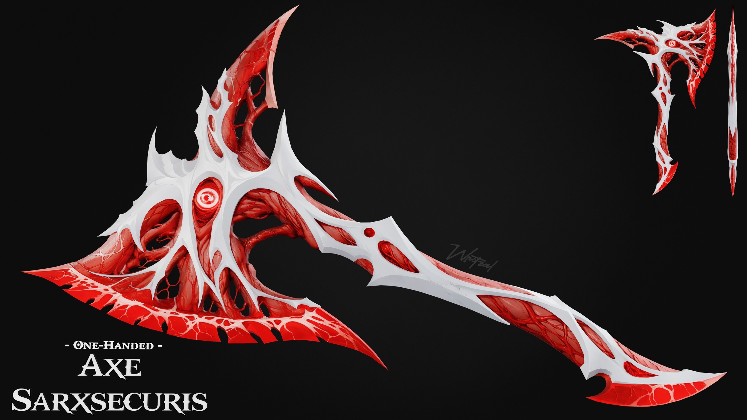 Media 1 for listing Axe Sarxsecuris [Stylized Fantasy]
