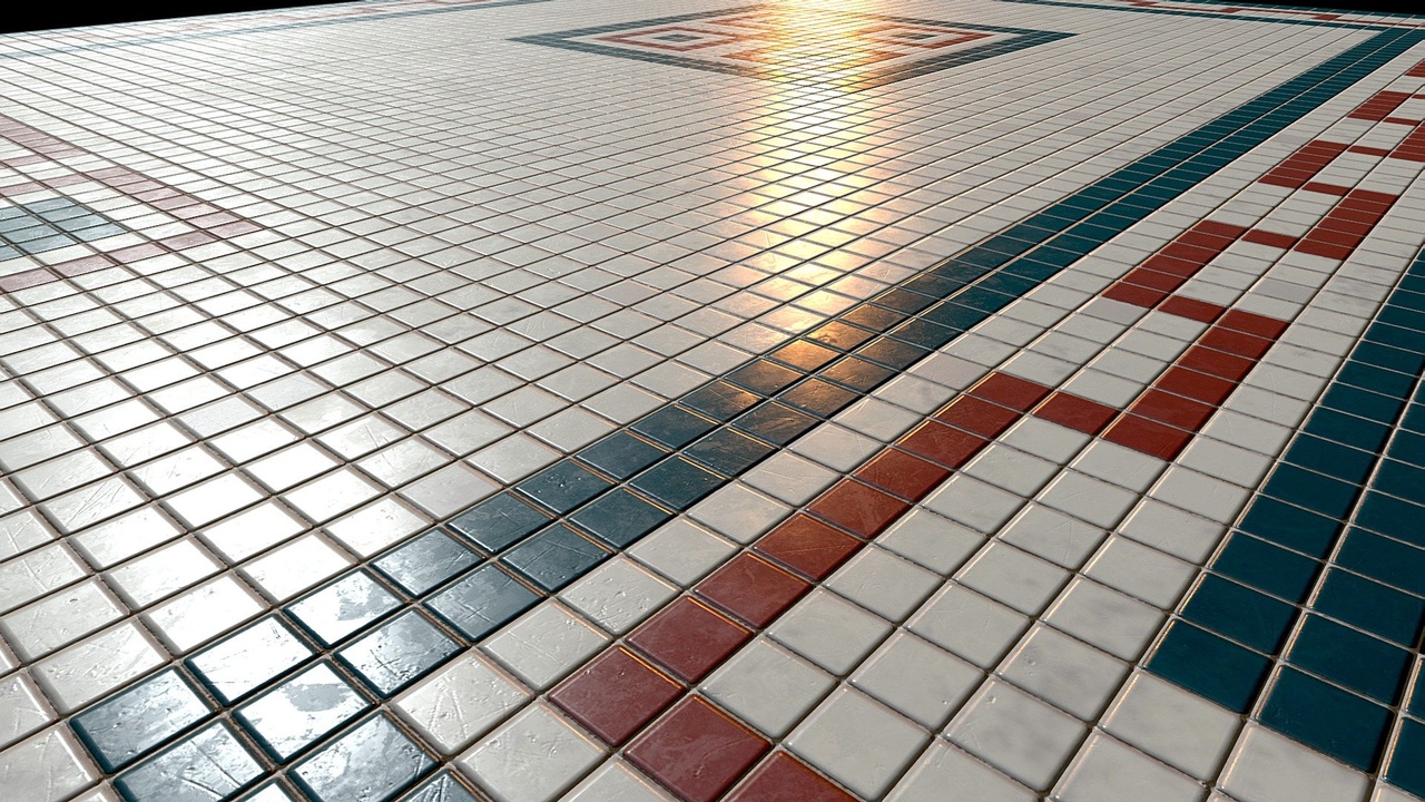 商品 Mosaic Floor (Modular Asset) 的媒体 1