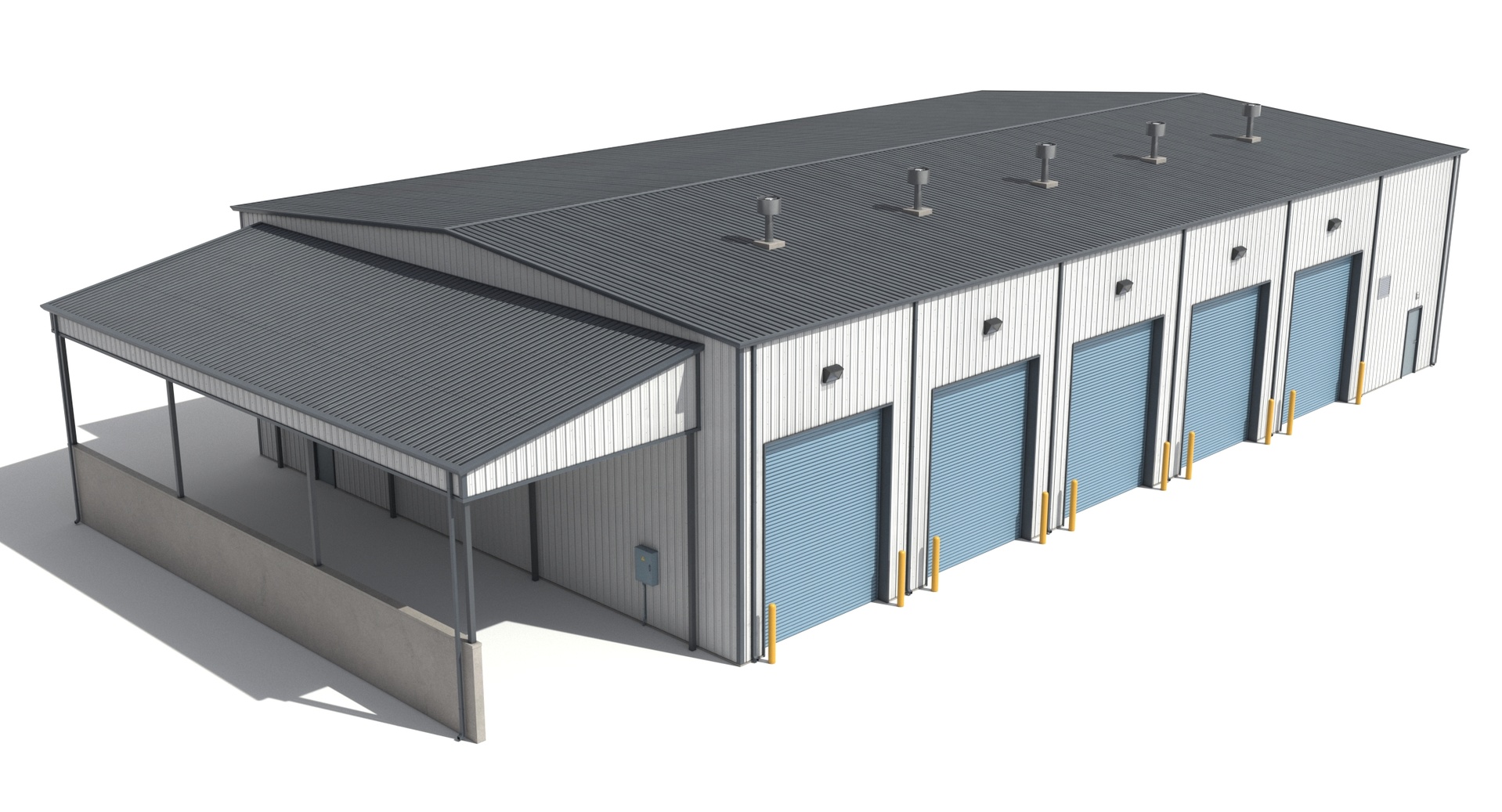 Media 1 for listing Warehouse Building 65 PBR Low Poly