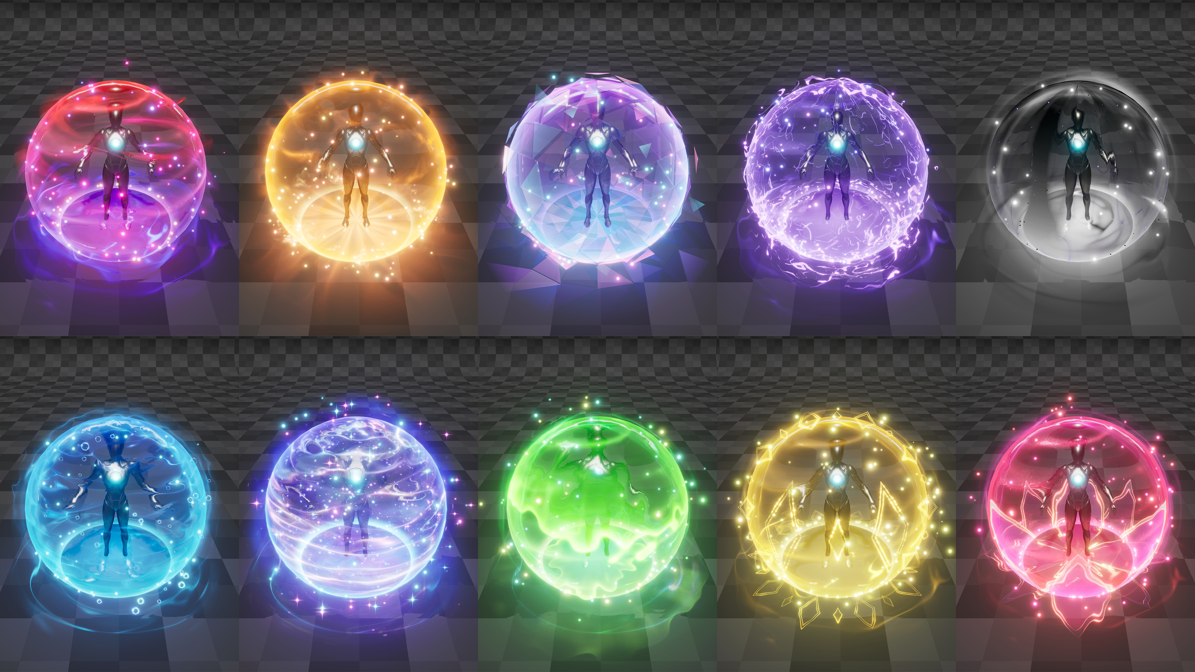 Character Magic Shield Effect | Fab