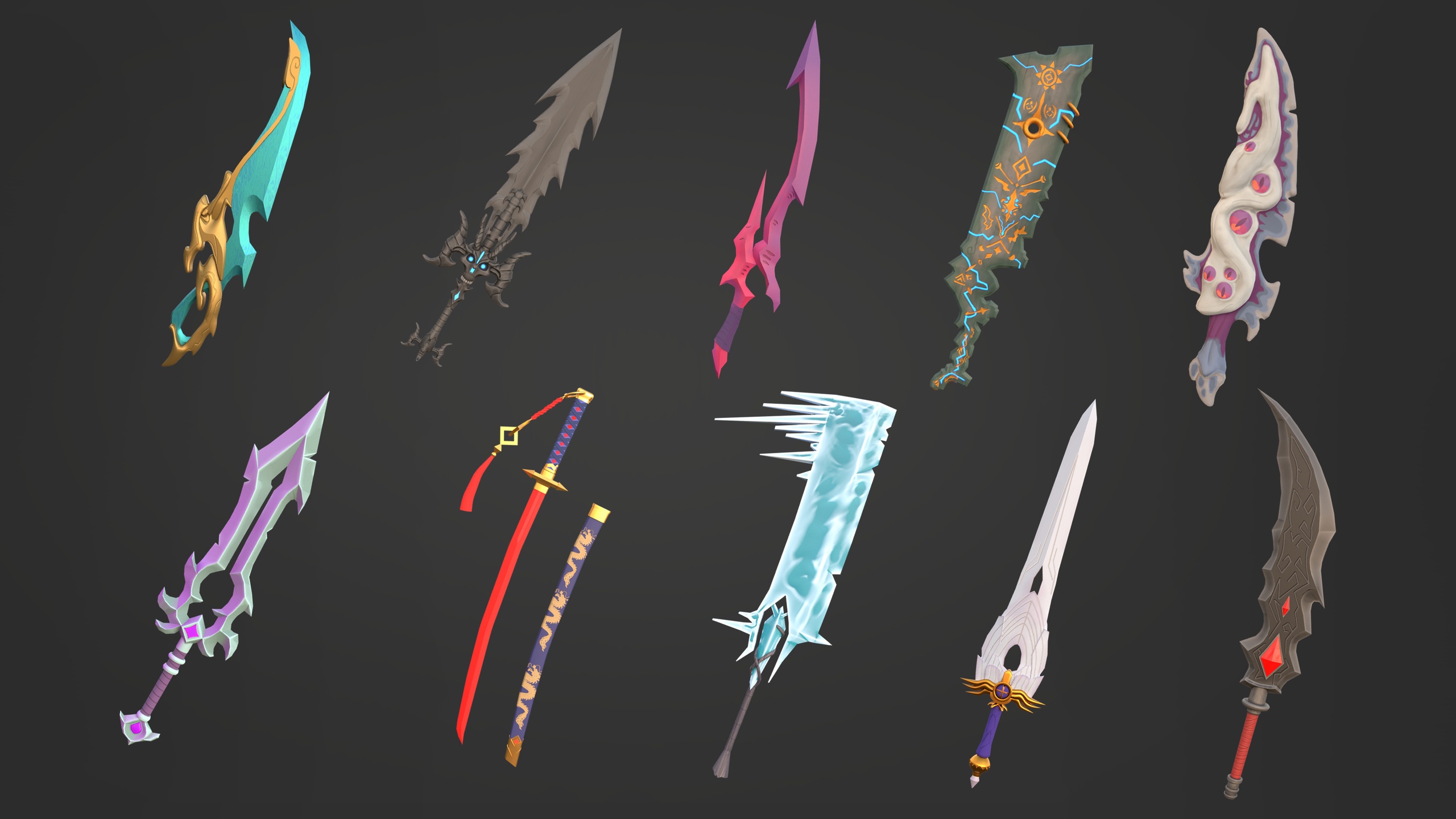 Media 1 for listing Stylized Swords - Stylized Asset Pack by Ake