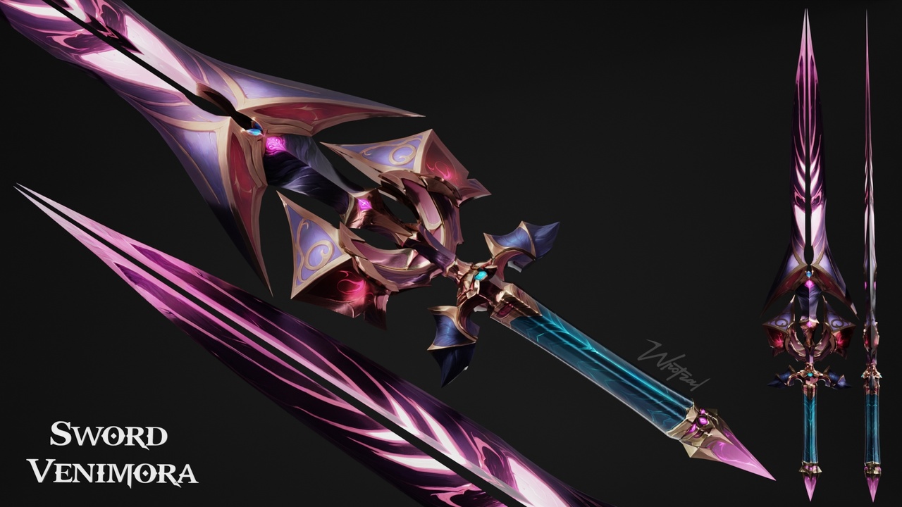 Media 1 for listing Sword Venimora [Stylized Fantasy]