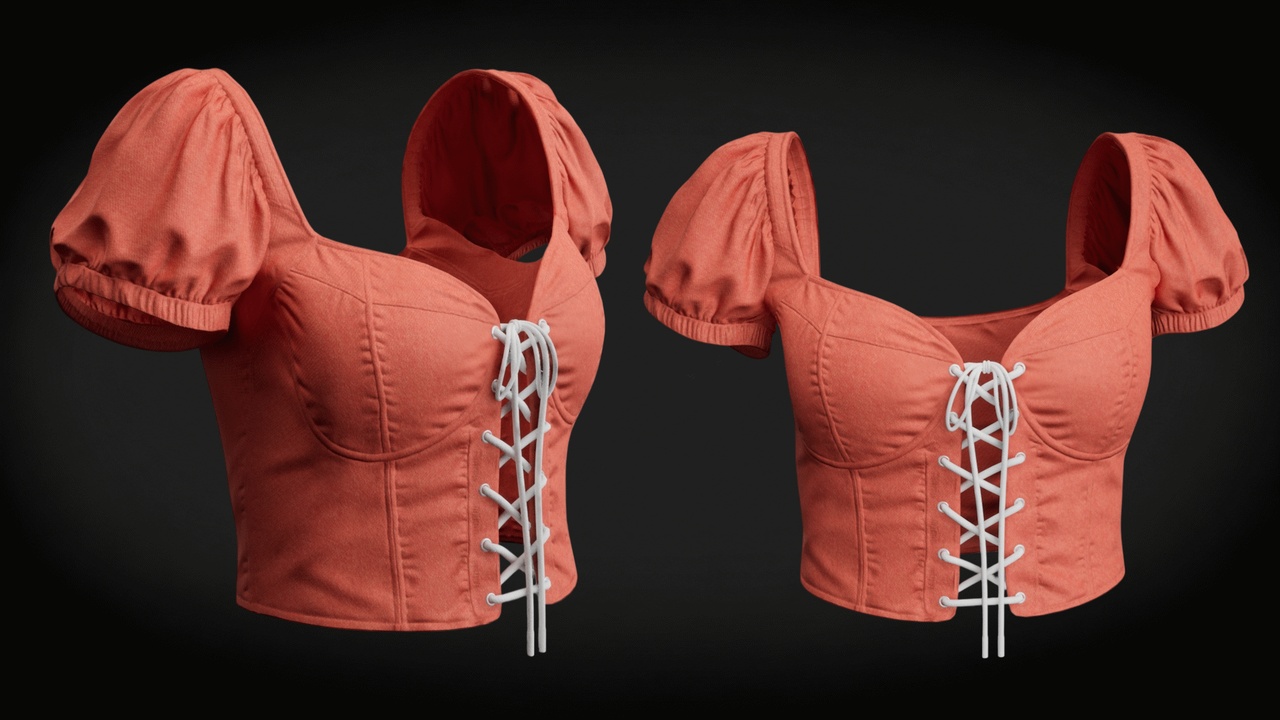 出品Customizable Corset - Metahuman Compatibleのメディア1