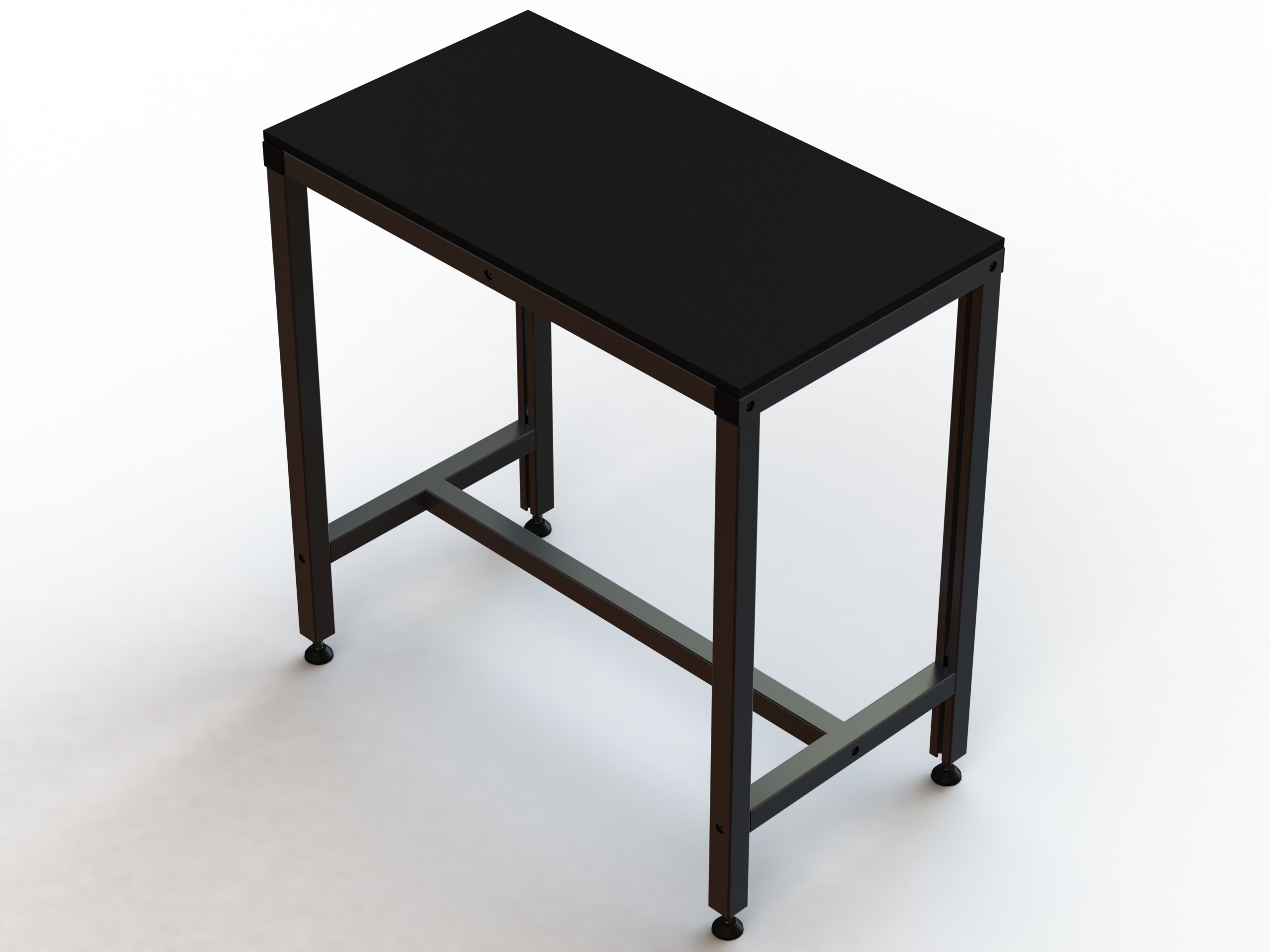900x500 Single Open T-Slots Bench | Fab