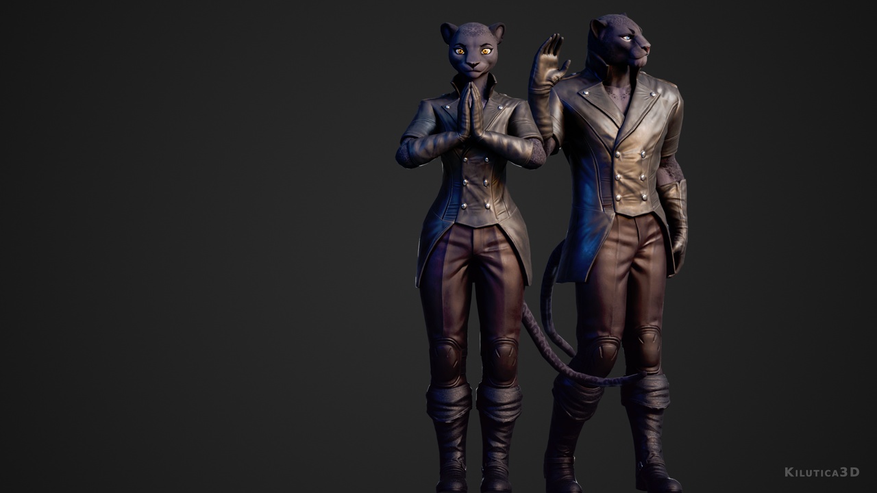 Media 1 for listing Modular Panthera Characters - Male & Female (UE5)