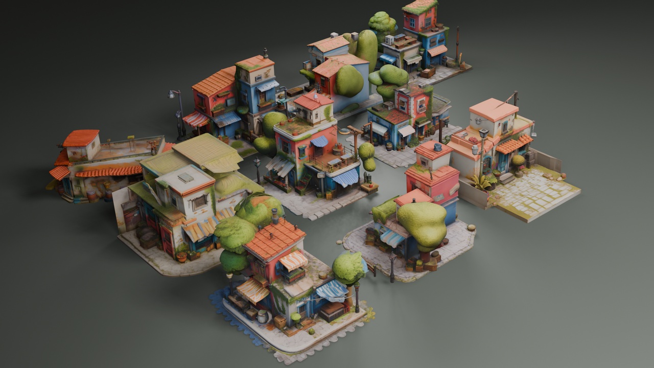 Media 1 for listing Stylized Green Garden Set 2π‘