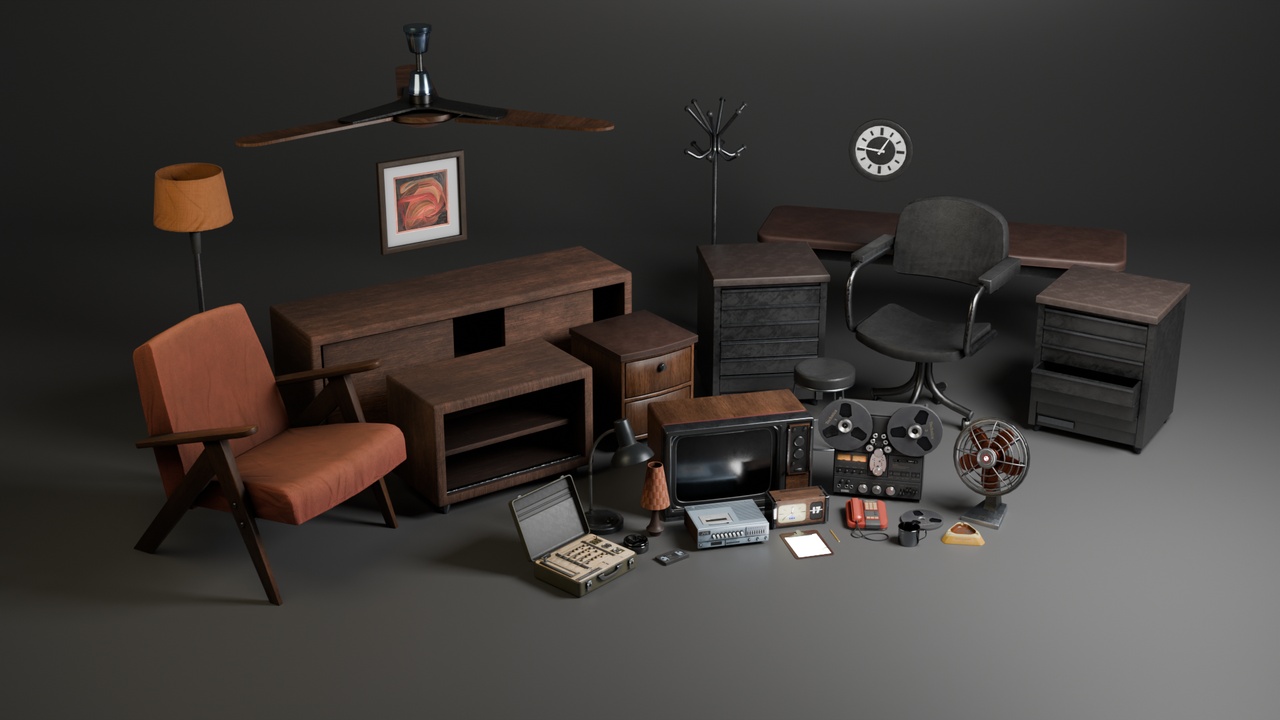 Media 1 for listing Vintage 70's Props