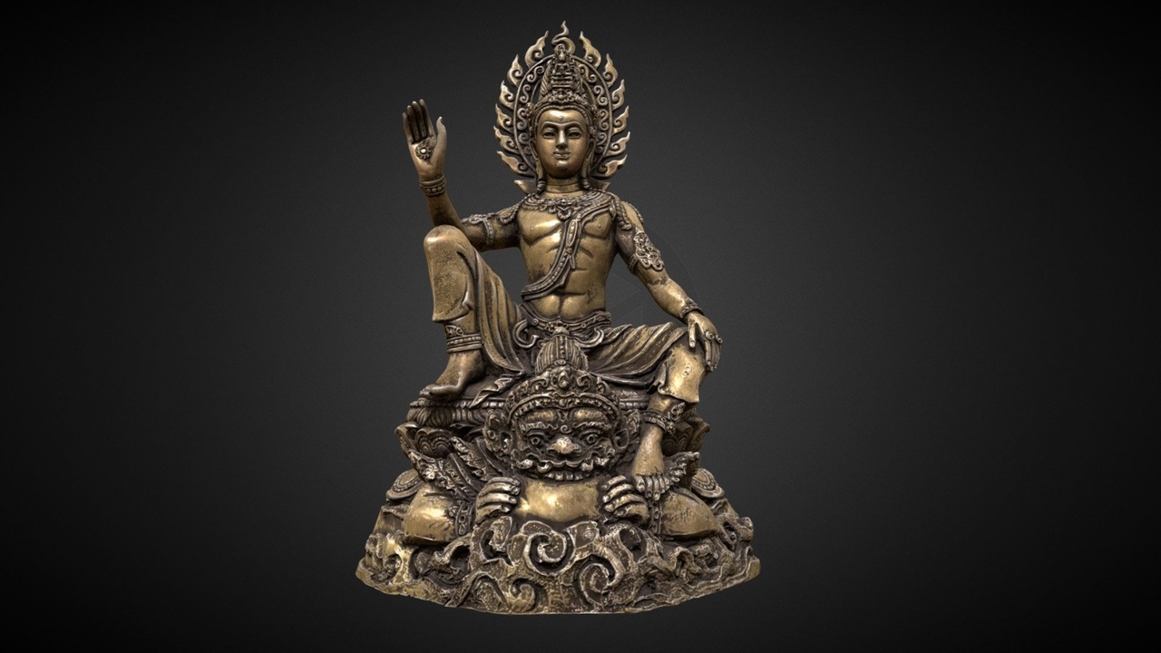 Media 1 for listing JATUKAMJADUKHAMRAMATEPจตุคามรามเทพ3DMODEL  พระราหู
