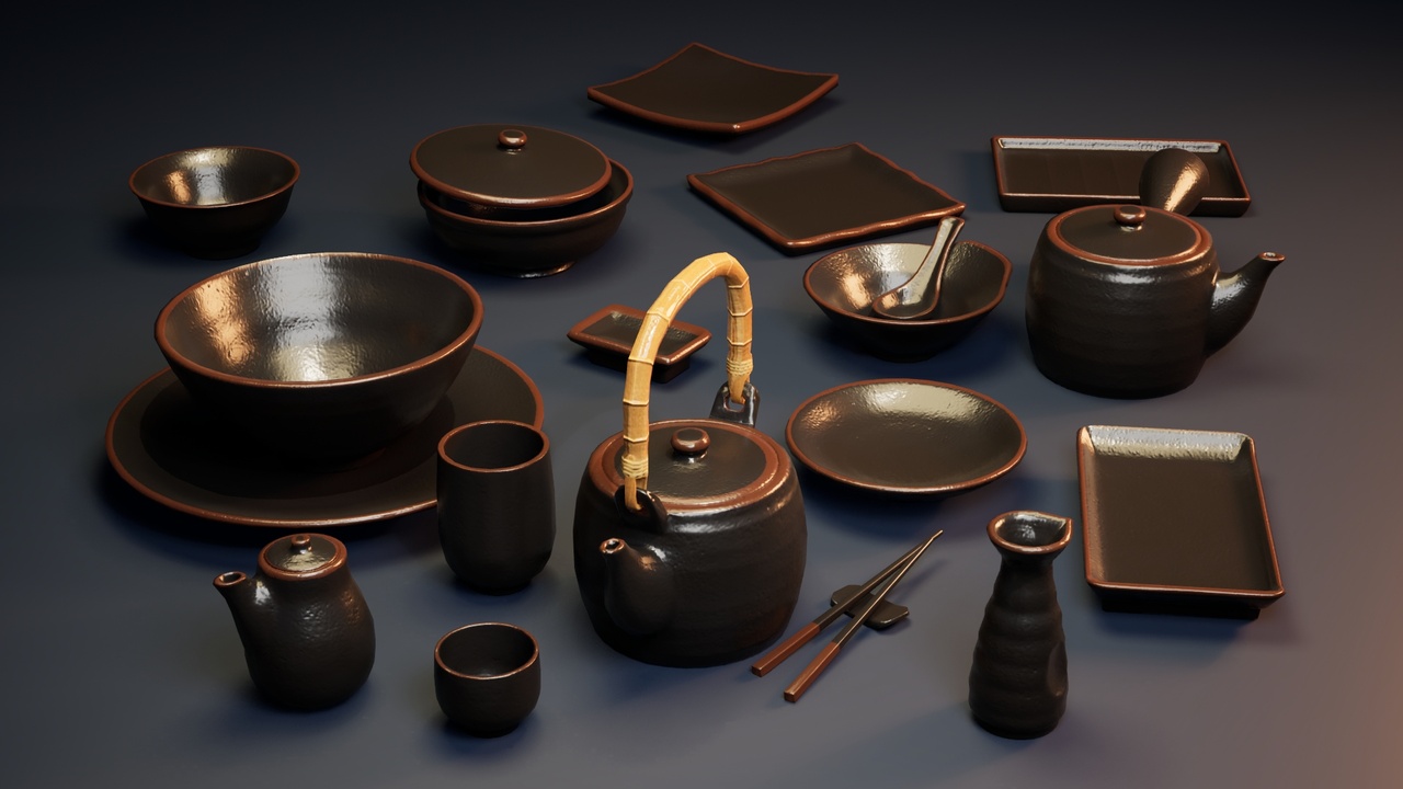 Media 1 for listing Japanese Tableware Set