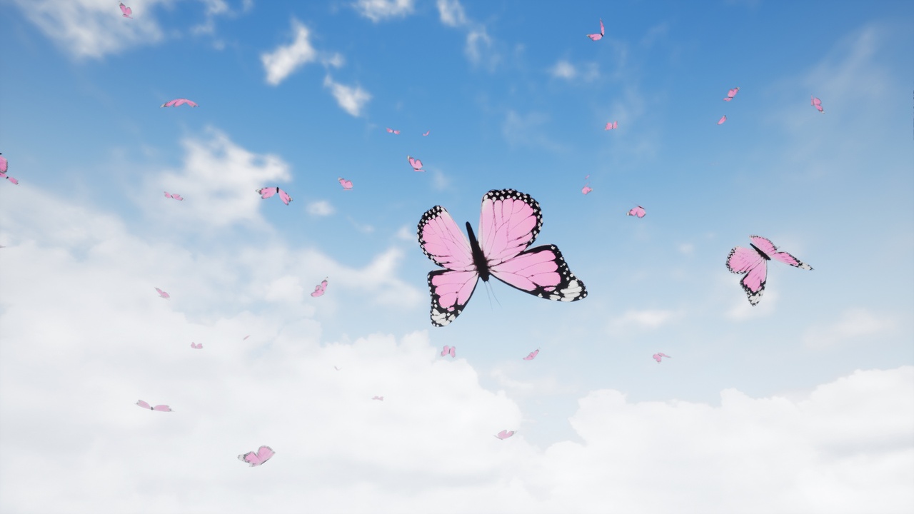 出品Butterflies pack 3Dのメディア1