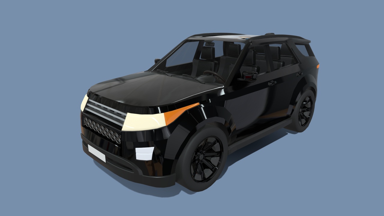 Media 1 for listing SUV Car (Low-Poly)