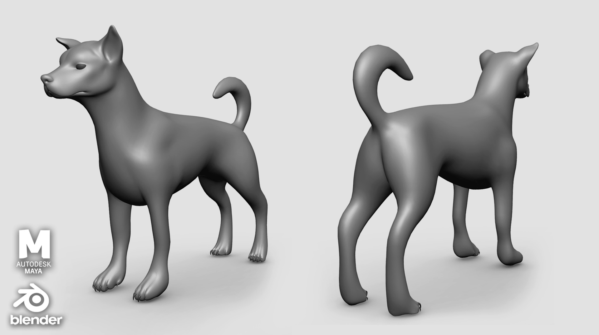 Media 1 for listing Street Dog - Topology + UV Map