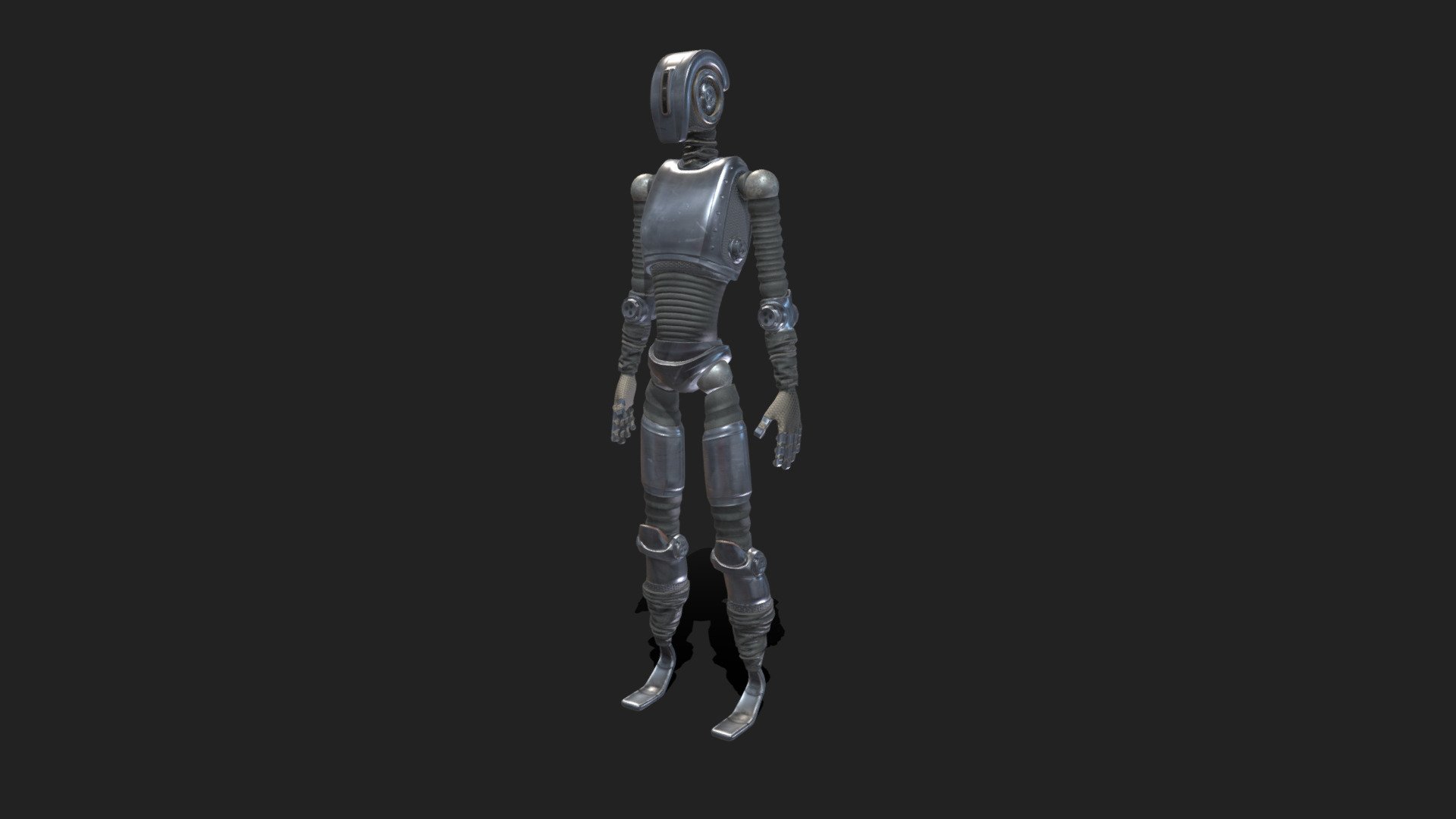 Humanoid Robot Tempered Metal Avatar | Fab
