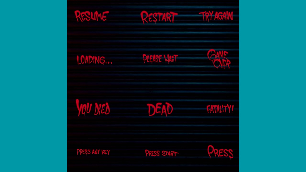 Media 1 for listing Horror GUI/UI set -01