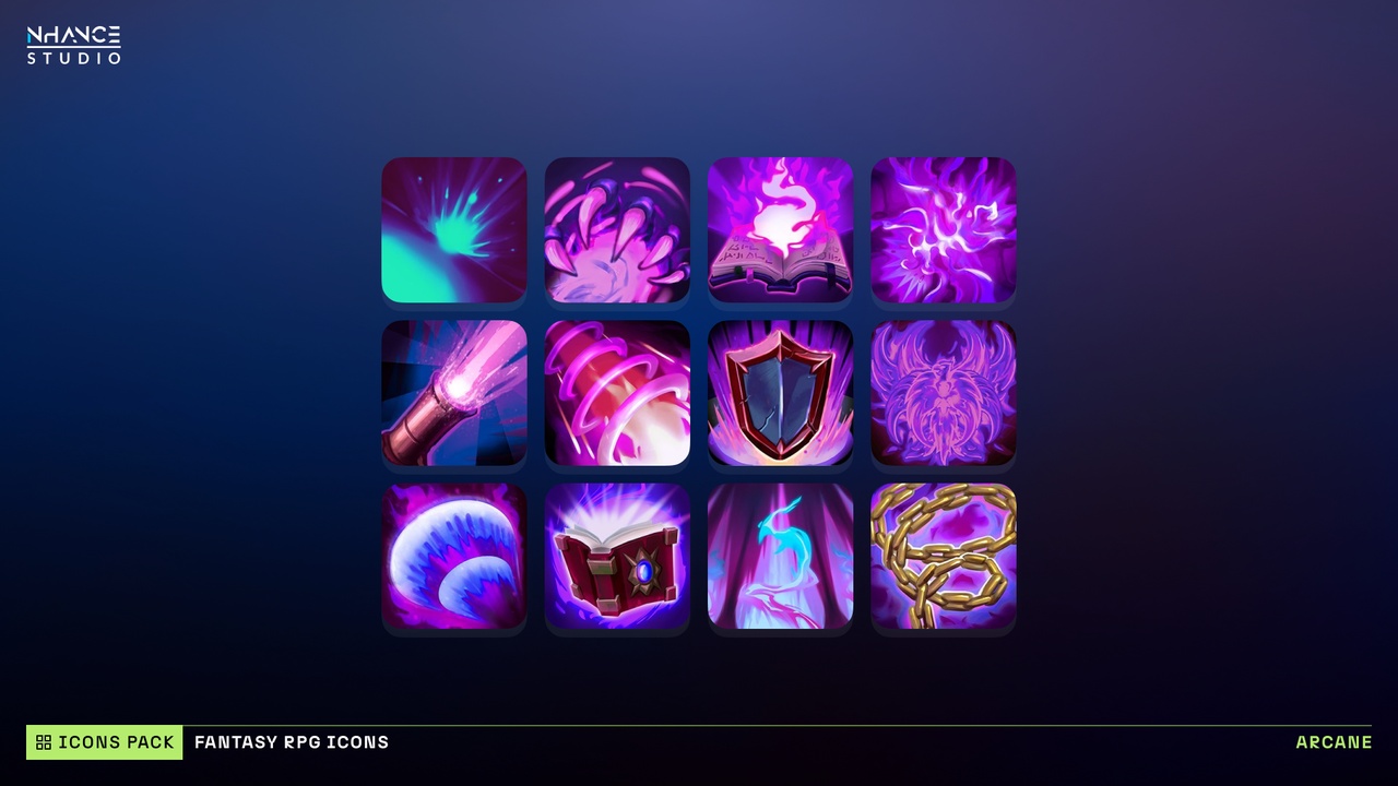 Media 1 for listing Fantasy RPG Icons Pack #1