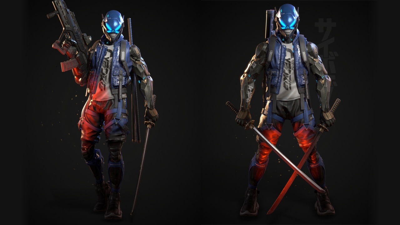 商品 Cyberpunk Samurai 的媒体 1