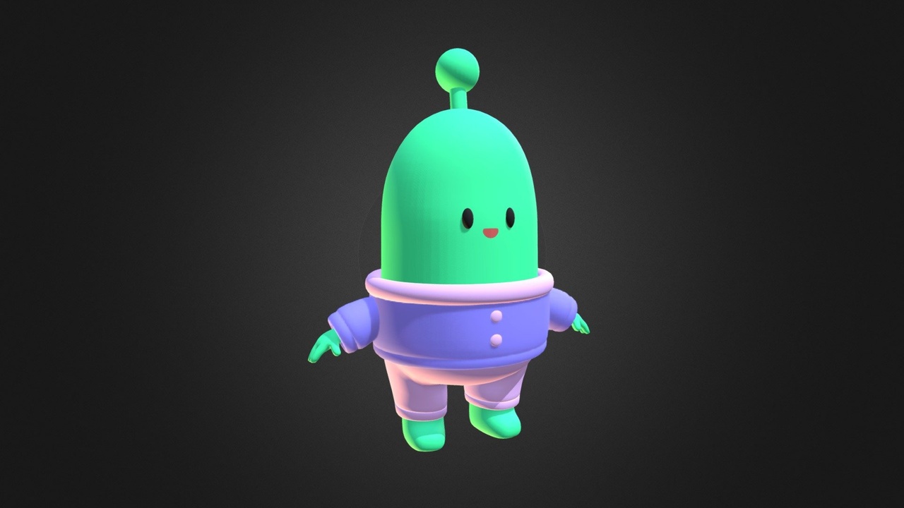 Media 1 for listing Cute Alien Character