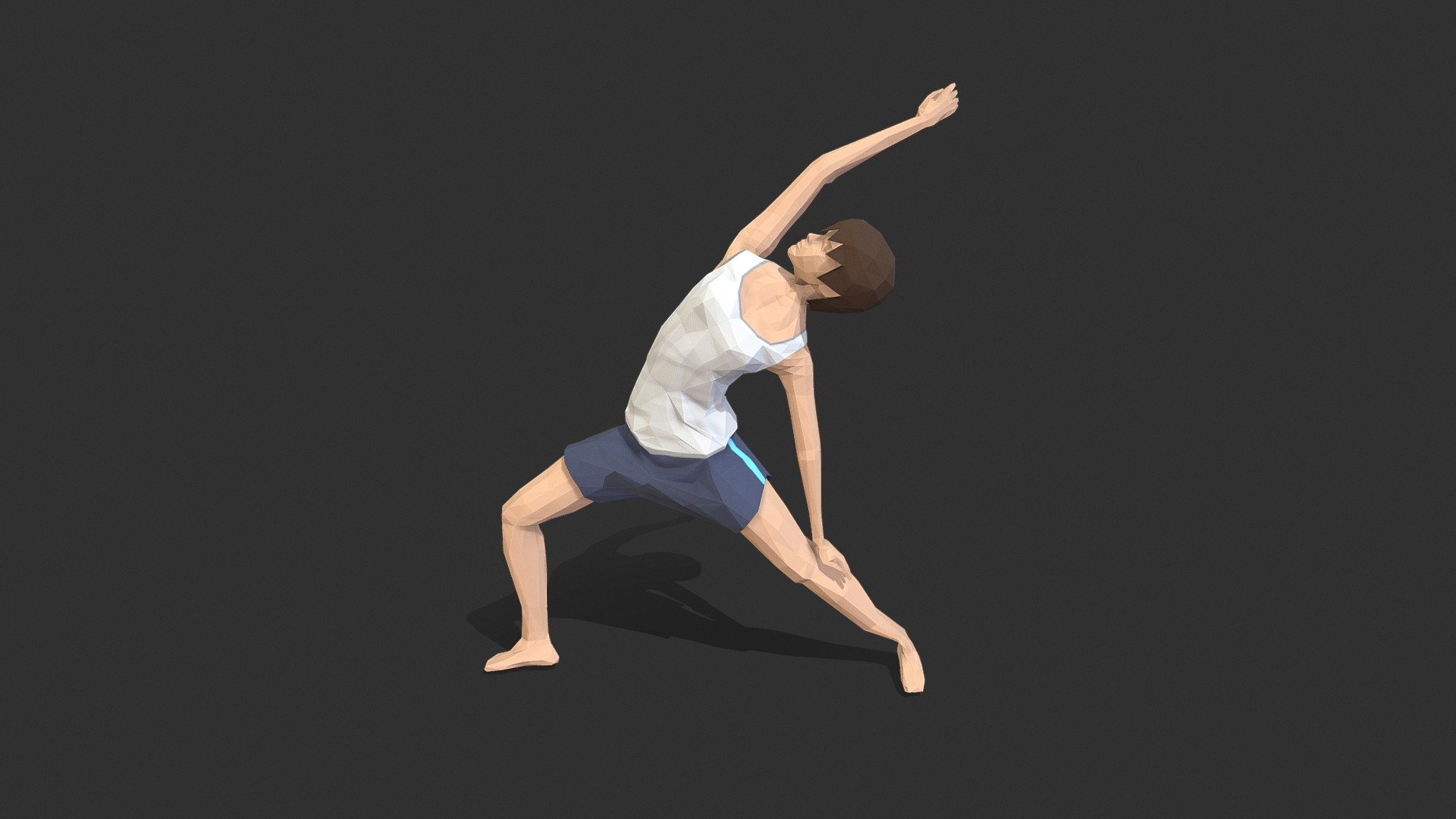 Yoga Reverse Warrior Exercise | Fab
