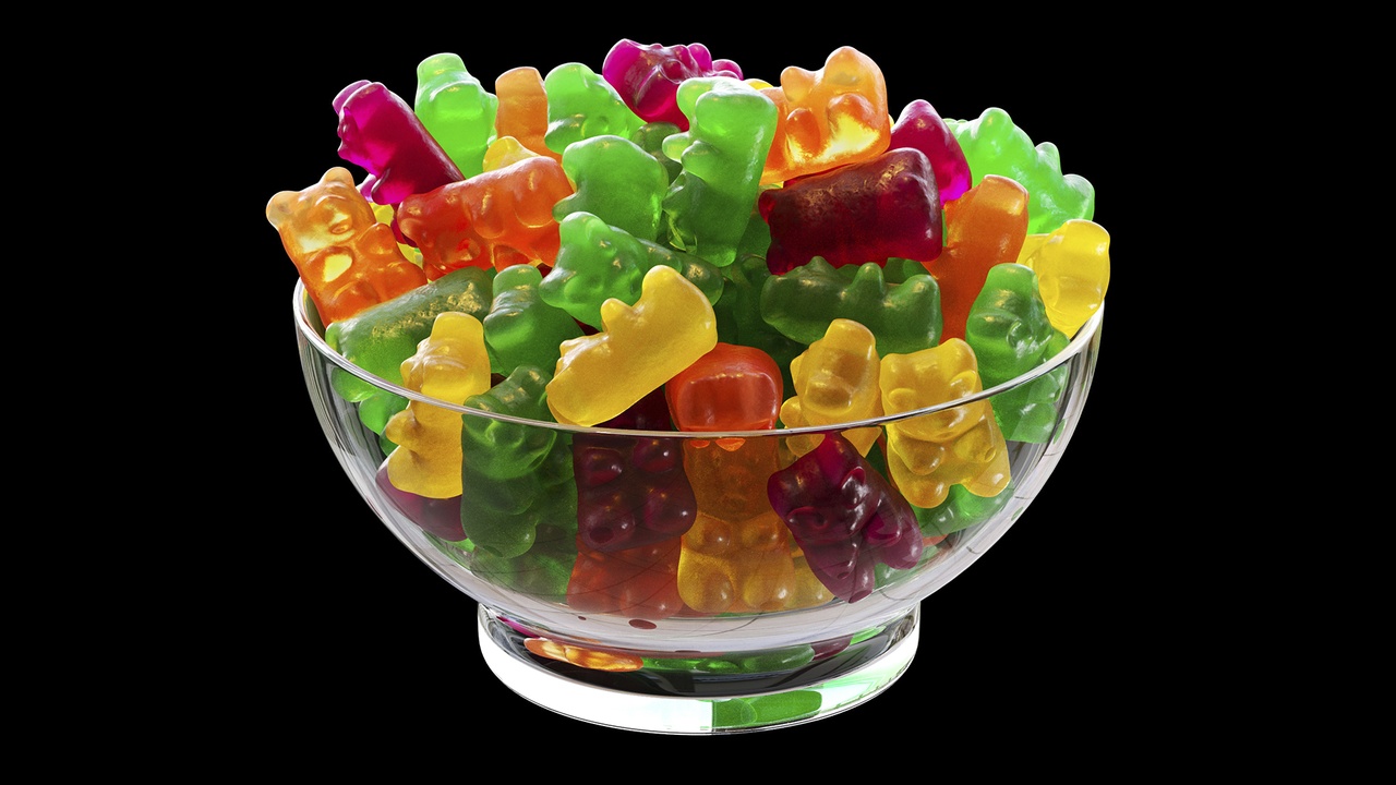 商品 Gummy Bears in a Bowl 的媒体 1