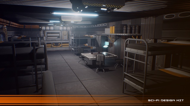 Sci Fi Interior Set Design