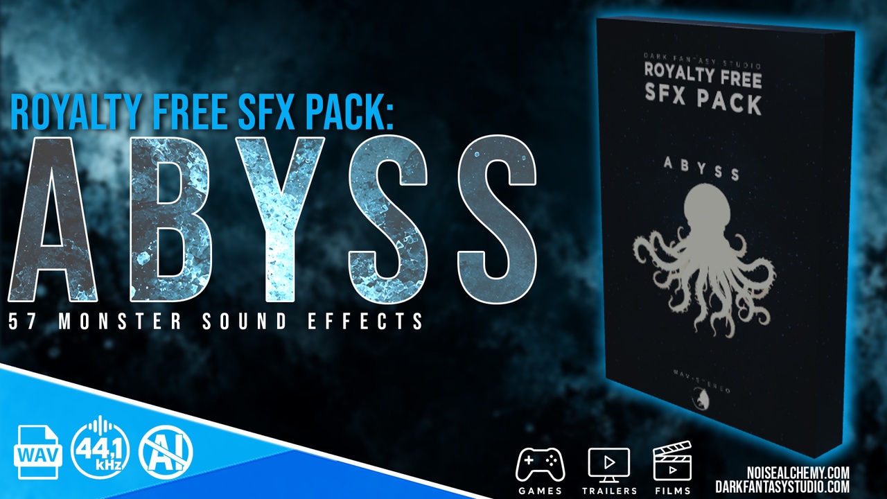 Media 1 for listing ABYSS – 57 Monster Sound Effects