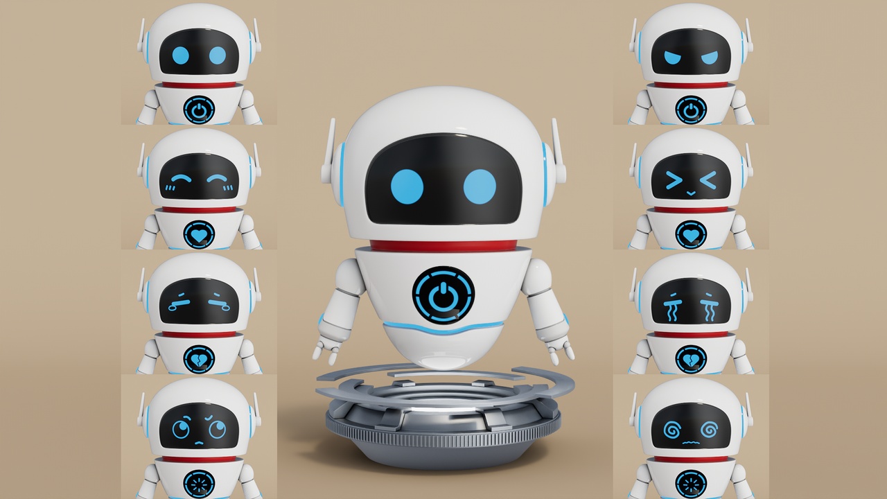 Media 1 for listing Rigged Cartoon Cute Robot