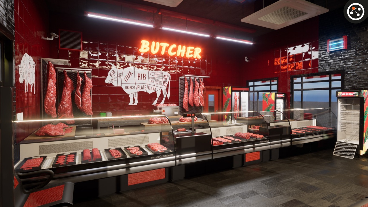 Media 1 for listing BUTCHER SHOP - MEAT MARKET - UE5