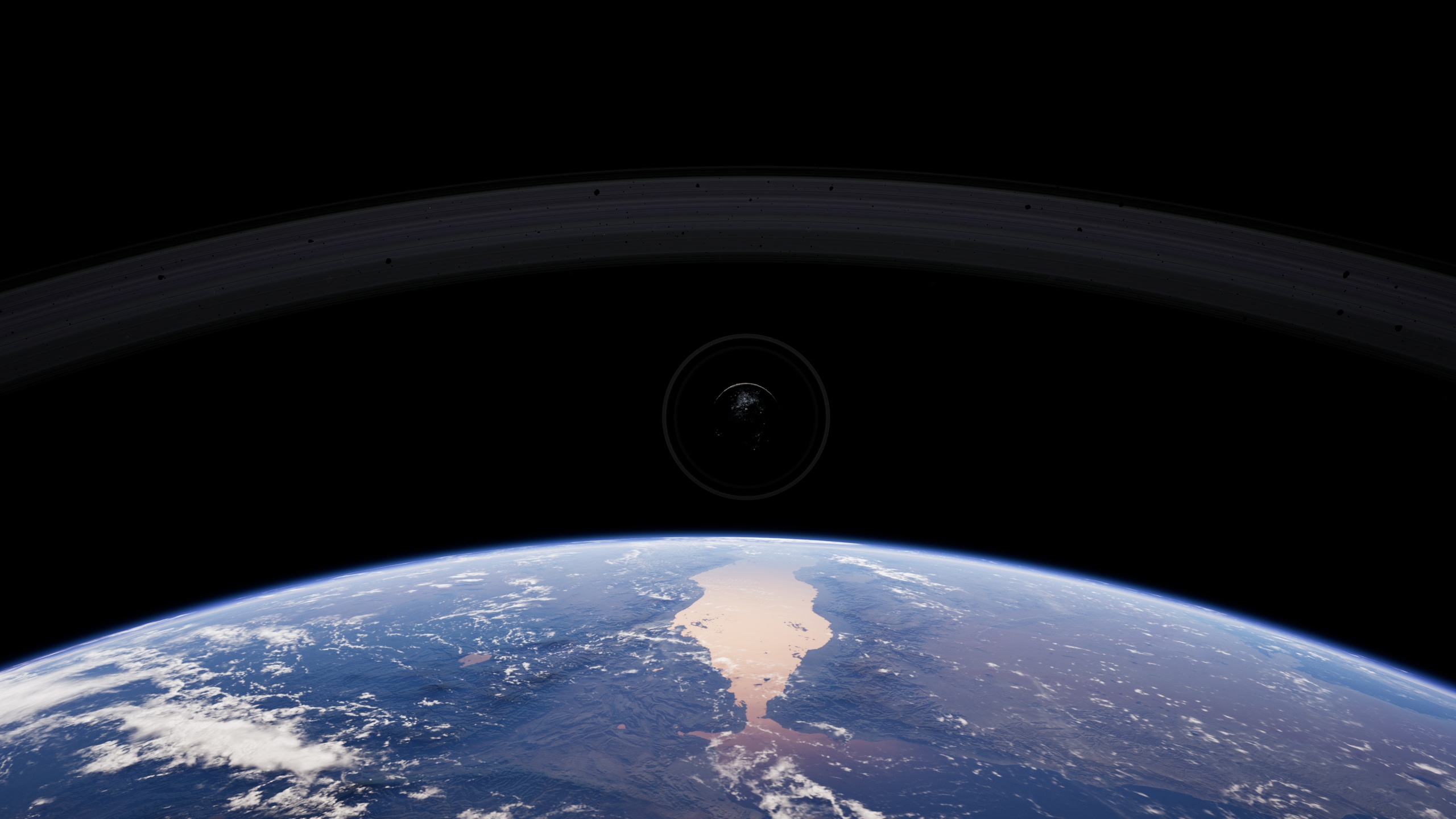 Media 1 for listing Futuristic Earth and Moon