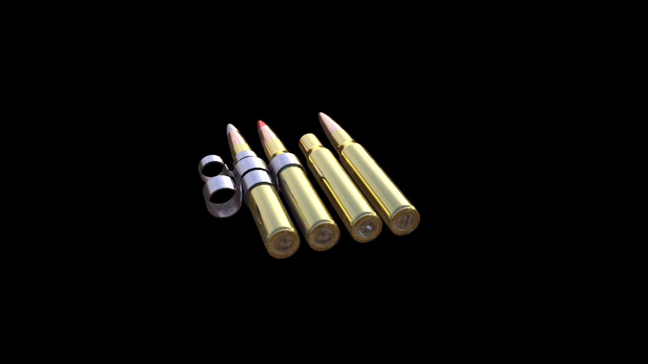 Media 1 for listing PBR .50 Caliber Bullet Free High-Detail 3D Model