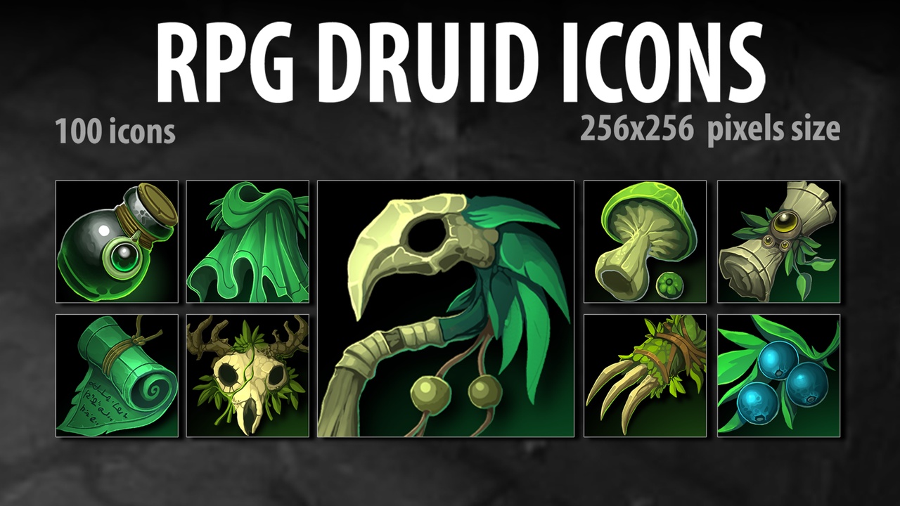 Media 1 for listing RPG Druid Icons