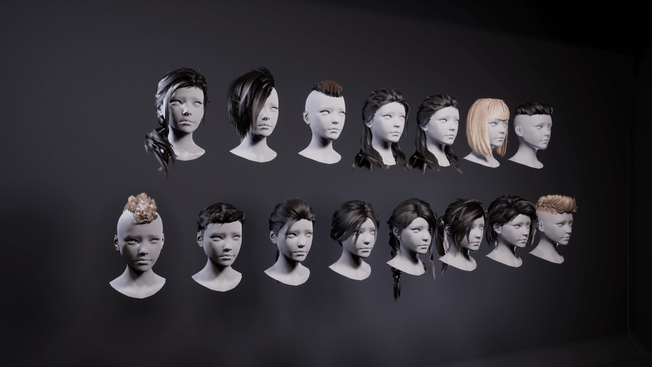 Media 1 for listing G2: Hair Card Collection 01