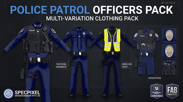 Realistic Law Enforcement: Modular Patrol Officers