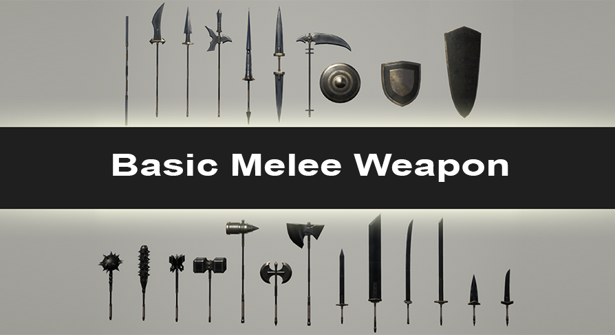 Basic Melee Weapon Pack | Fab