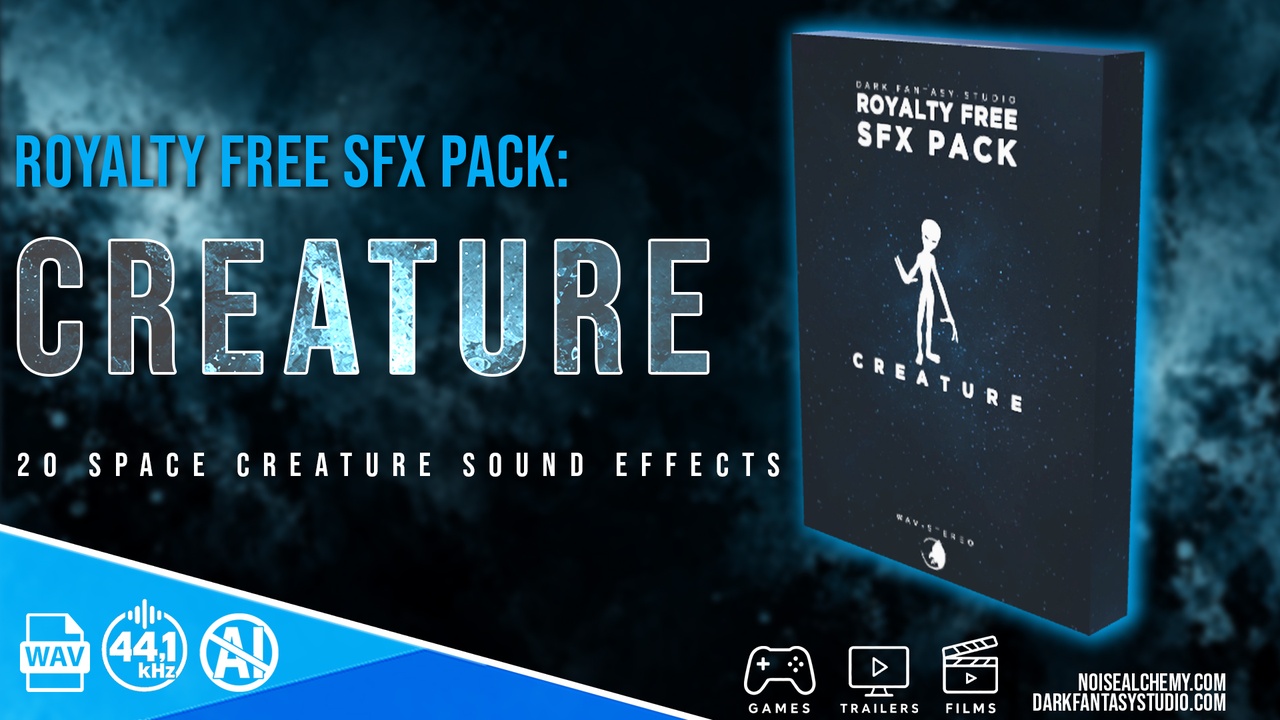 Media 1 for listing CREATURE – 20 Monster Sound Effects